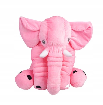Pluszowy Słoń Maskotka Przytulanka Różowy