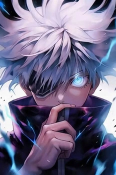 Diamentowa Mozaika Manga Czarownik JuJutsu 30x40 Cm Kreatywne Diamenty