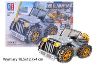 KLOCKI SERIA ARMIA JEEP 4 W 1 130 SZT