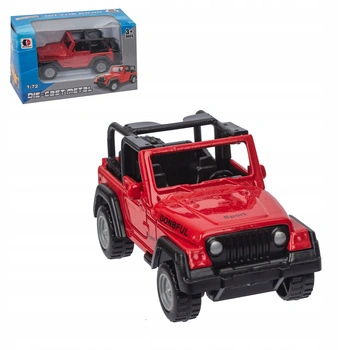 Auto Jeep Model Metalowy Truck City Różne Kolory Wytrzymała Zabawka