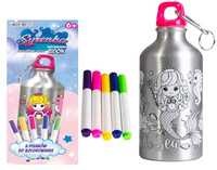 Bidon Butelka Zestaw Kreatywny Do Malowania Z Pisakami 500 Ml