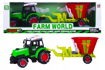 Traktor Z Siewnikiem Maszyną Rolniczą Farmer