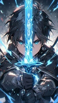 Diamentowa Mozaika Manga Sword Art Kirito 30x40 Cm Kreatywne Diamenty