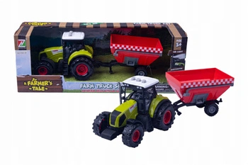 Norimpex Traktor Zabawkowy Z Przyczepą Ze Światłem I Dźwiękiem