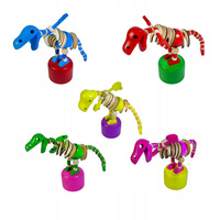 Dinozaur Drewniany Wyginany Na Podstawce