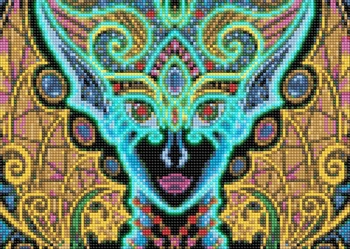 Diamentowa Mozaika Świecąca W Ciemności Kobieta 30x40