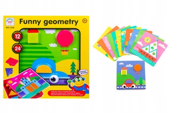 Mozaika Figury Geometryczne 12 Obrazków Norimpex