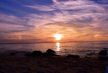 Malowanie Po Numerach Zachód Na Plaży 40X50 Cm Na Ramie Kreatywne