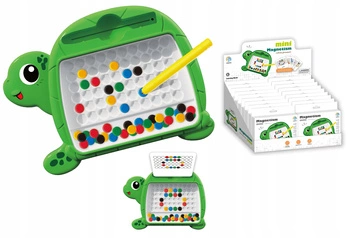 Magnetyczna Tablica Mozaika Żółwik Układanka Montessori Dla Dzieci