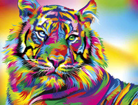 MALOWANIE PO NR. TYGRYS KOLOR 40X50