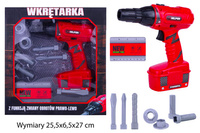 WKRĘTARKA-WIERTARKA CZERWONA + AKc KARTON pak 30
Wymiary 25,5x6,5x27 cm / Waga 0,324 kg