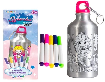 Bidon Butelka Zestaw Kreatywny Do Malowania Z Pisakami 500 Ml