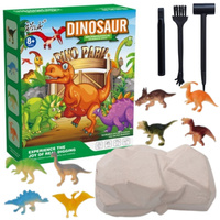 Skamielina Wykopalisko Dinozaura Z Figurką Dinozaura Z Zestawem Narzędzi