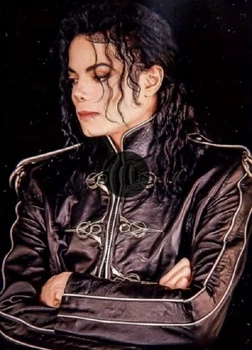 Diamentowa Mozaika Michael Jackson Czarny Strój 30x40Cm Kreatywne Diamenty