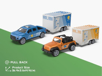 AUTO TERENOWE Z PRZYCZEPĄ PROSTOKĄTNĄ KARTON  pak-168