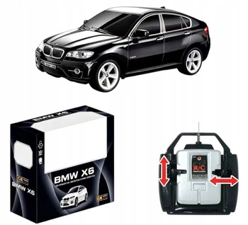 Auto Zdalnie Sterowane BMW X6 Kolorystyka Czarne Na Pilota Dla Dzieci
