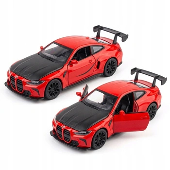 Auta BMW M4 Metalowe Z PullBack Otwierane Drzwi i Maska Skala 1:28