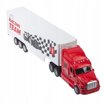 Auto Ciężarówka Racing Team Model Metalowy Auto-Truck