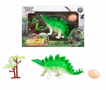 Figurka Dinozaura Zielona Z Jajkiem Oraz Drzwkiem Prehistoria Ancient