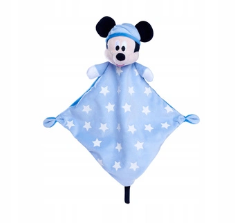 Pluszowy Kocyk z Główką Myszki Miki Disney Gwiazdki Świecące w Ciemnościach