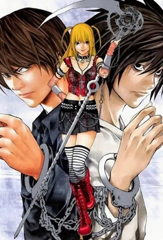 Diamentowa Mozaika Manga Death Note Misa Kira 30x40 Cm Kreatywne Diamenty