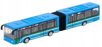 Autobus Miejski Duży Metalowy Przegubowy 23 Cm Długości Zabawka Dla Dzieci