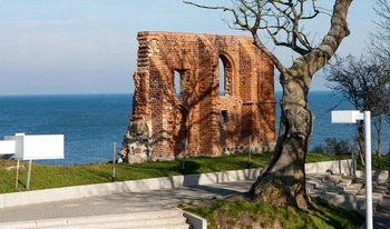 Diamentowa Mozaika Trzęsacz Ruiny Kościoła 30x40 Cm Kreatywne