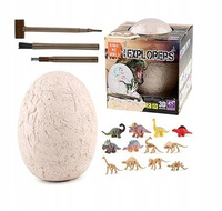 Skamielina Dinozaura Z Figurką Dinozaura W Jajku Z Zestawem Narzędzi