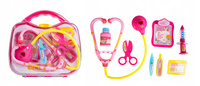 Zestaw Lekarski Dla Dzieci W Różowej Walizce Z Efektami Świetl/Dźwiękowe