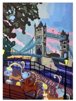 DIAMENTOWA MOZAIKA HAFT TOWER BRIDGE 30X40CM