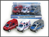AUTO METAL POJAZDY UPRZYW. MINI*3 PLATFORMA