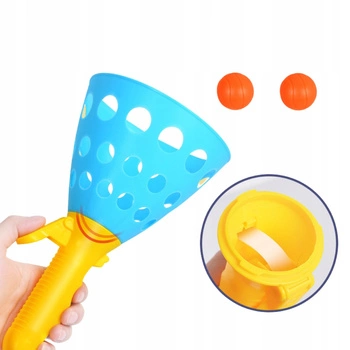 Wyrzutnia Piłek Wraz Z Łapaczem Gra Zręcznościowa W Grupie Catch Ball