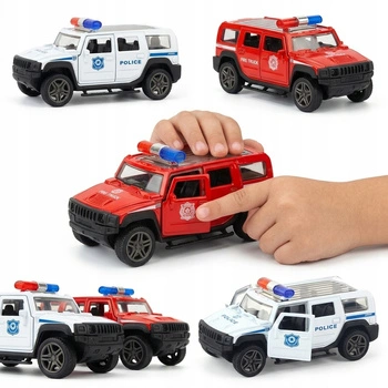Auto Resorak Hummer Z Otwieranymi Drzwiami Mała Zabawka Prezent PullBack