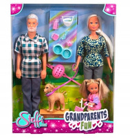 Zestaw Simba Steffi Dziadkowie Z Wnuczką Lalka