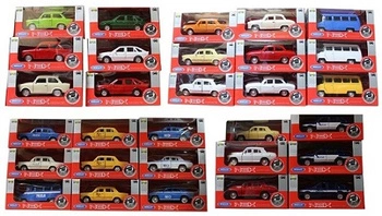 AUTO METAL PRL MIX MODELI 1;34 W KARTONIE