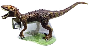 DINOZAUR FIGURKA CELOFYZ Z DŹWIĘKIEM NA PODSTAWCE, pak 12 
wymiary figurki: 63 x 15 x 29 cm