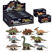 DINOZAUR KOLEKCJA JEŻDŻĄCYCH FIGUREK W PUDEŁECZKACH, pak 48 
display 8, w pudełku jeden dinozaur,
do zebrania cała kolekcja
