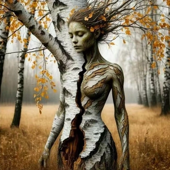 Diamentowa Mozaika Nimfa W Lesie 30x40 Cm Kreatywne Diamenty