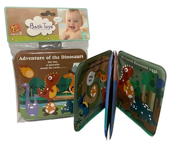 Książeczka do Kąpieli Przygoda Dinozaurów, pak 360
wymiar produktu: 18 x 2,7 x 25,5 cm
wymiar kartonu: 81 x 52 64 cm
waga 34 kg