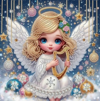 Diamentowa Mozaika Na Ramie Aniołek Z Harft Kreatywny 23x30 cm