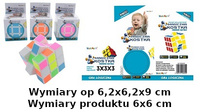 MAGICZNA KOSTKA 3x3x3 GRA LOGICZNA KOSTKA RUBIKA