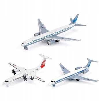 Samolot Pasażerski Model Samolotu CRJ-200 Q400 B787 Napęd Pull Back 19 Cm