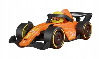 Formuła 1 Zabawka Wyścigówka Lena Pomarańczowa Z Kierowcą Gumowe Koła