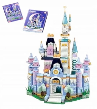 Zamek Księżniczki Klocki Konstrukcyjne 6 Konfiguracji 535 Elementów