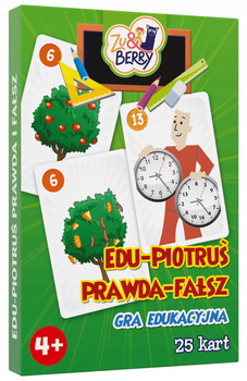 Karty do gry Trefl Edu-Piotruś Prawda Fałsz