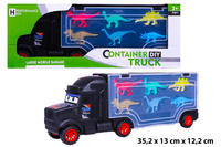 AUTO LAWETA TIR WALIZKA +6 FIGUREK DINOZAURÓW