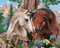 Obraz Do Malowania Po Numerach Konie Zakochane