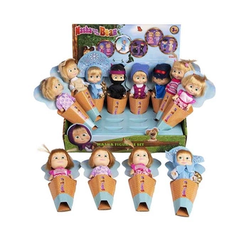 Lalka Figurka Masza i Niedźwiedź Simba 12 cm 5 rod