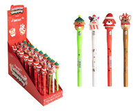 DŁUGOPISY ŚWIĄTECZNE BOŻONARODZENIOWE*36 BOX, pak 1296/
długopisy świecące (bateria zamontowana) , wymienne wkłady. 4 Wzory zwierzaków w czterech kolorach : czerwony, brązowy, biały, zielony