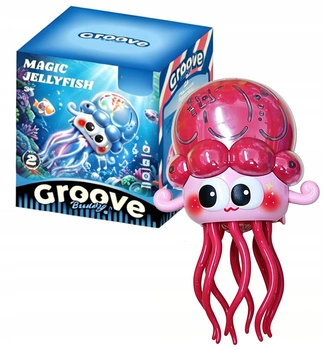 Meduza Magiczna Jeżdżąca Czerwona Interaktywna Z Efektami Świetlnymi
